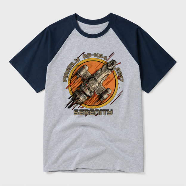 Firefly Junker Geek Retro Raglan T-Shirt