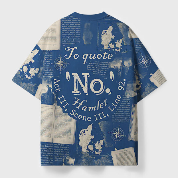 To Quote Hamlet Geek All-Over Print T-Shirt