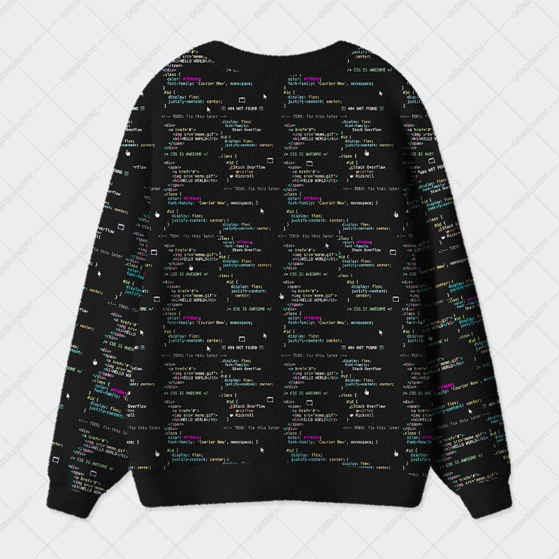 Code Weave Geek Ugly Cardigan Sweaters 