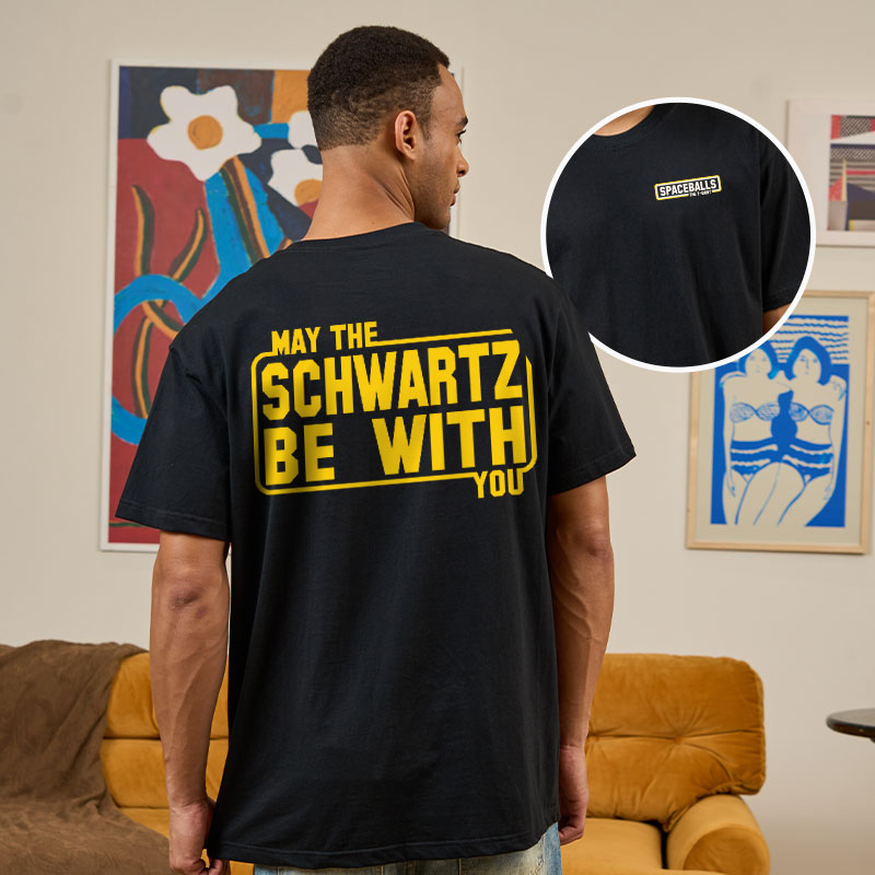 The Funny Force Front and Back Printing Geek T-Shirt