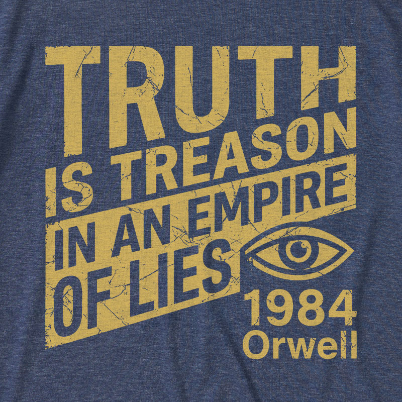 1984 Orwell Ultra Soft Heather Tee