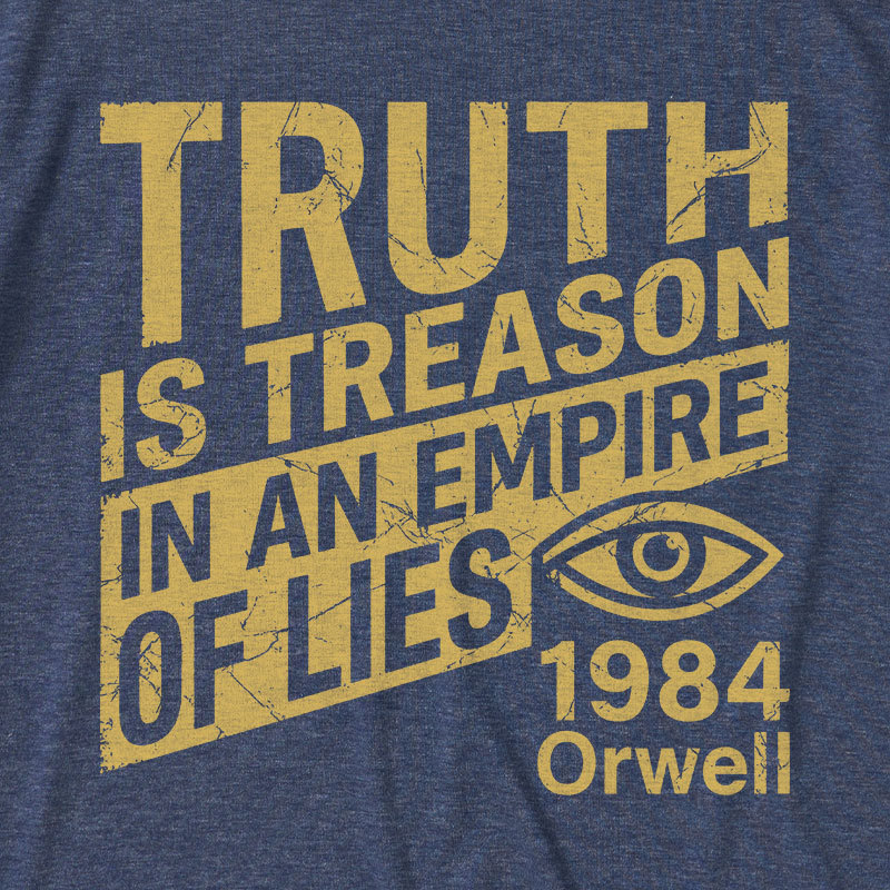 1984 Orwell Ultra Soft Heather Tee