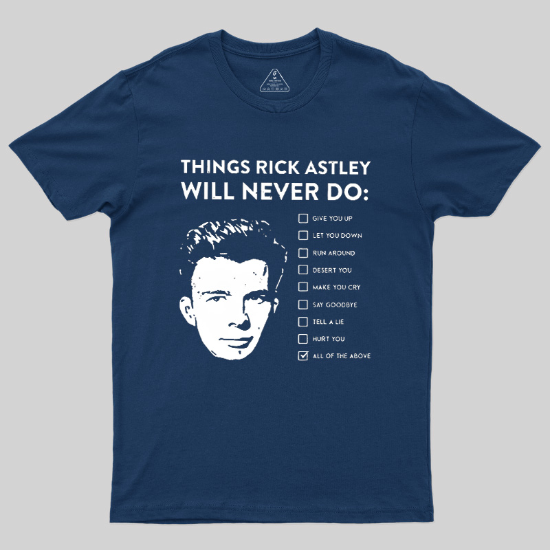 Classic Pop Commitment Checklist Geek T-Shirt