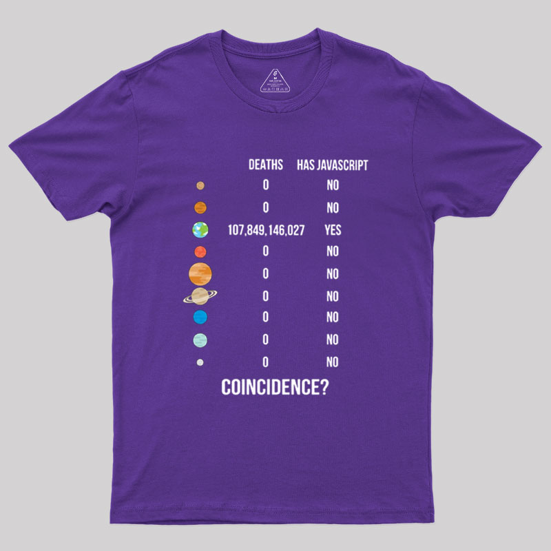 Funny JavaScript Geek T-Shirt