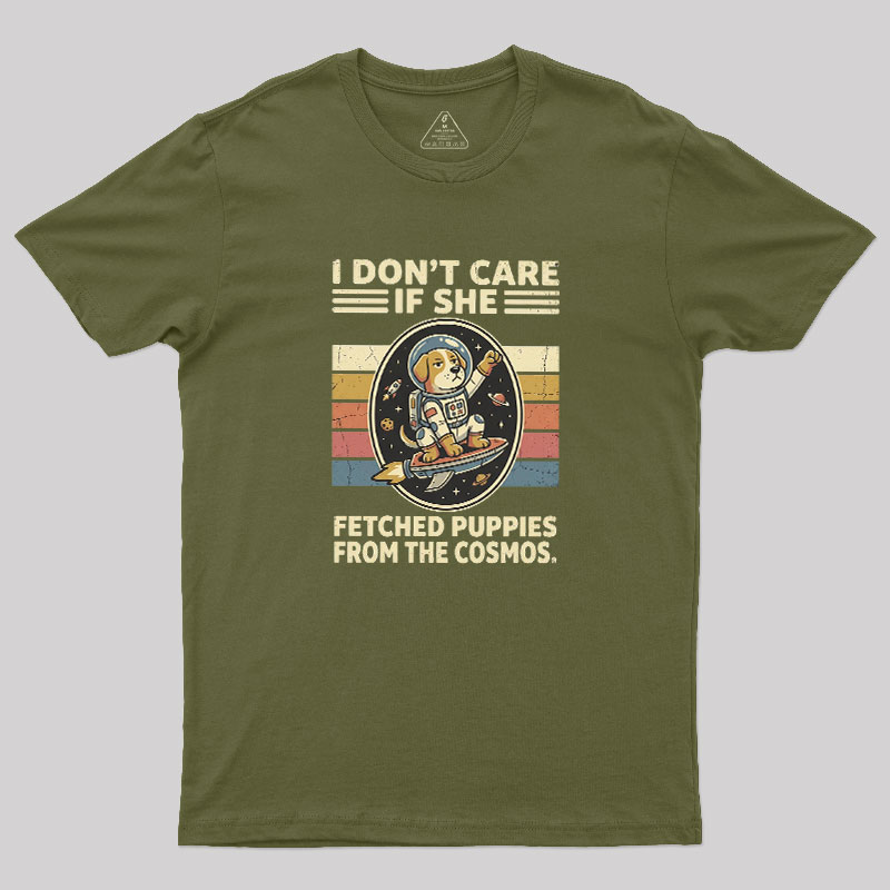 Astronaut Pup Geek T-Shirt