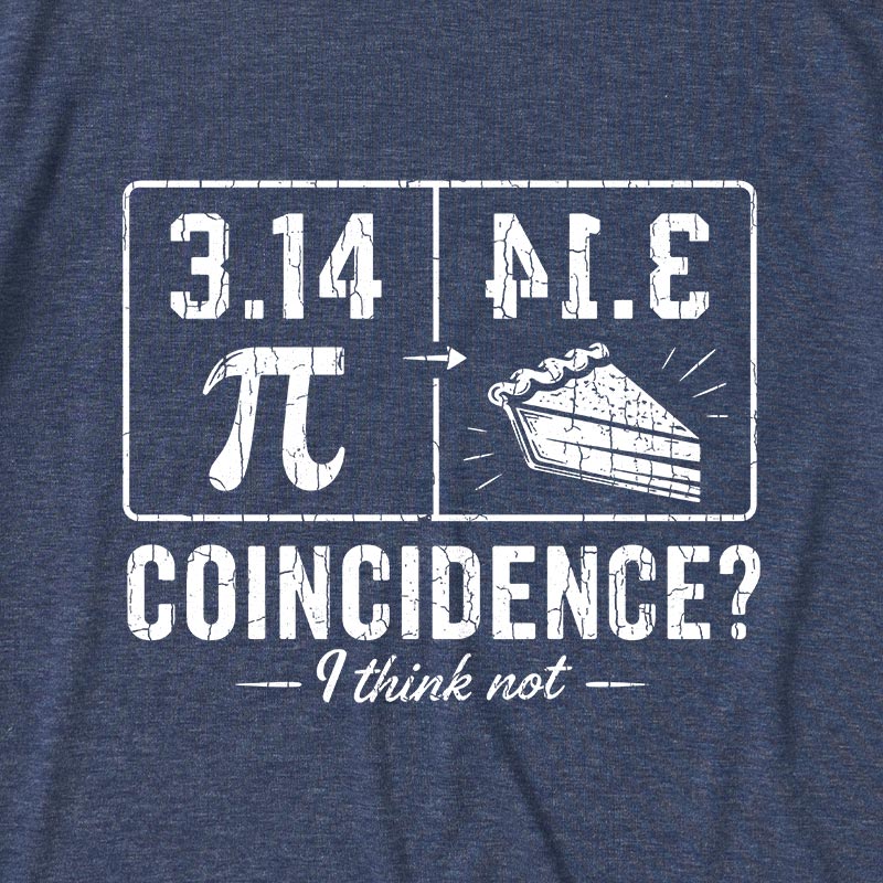 Pi Pie Math Professor Ultra Soft Heather Tee