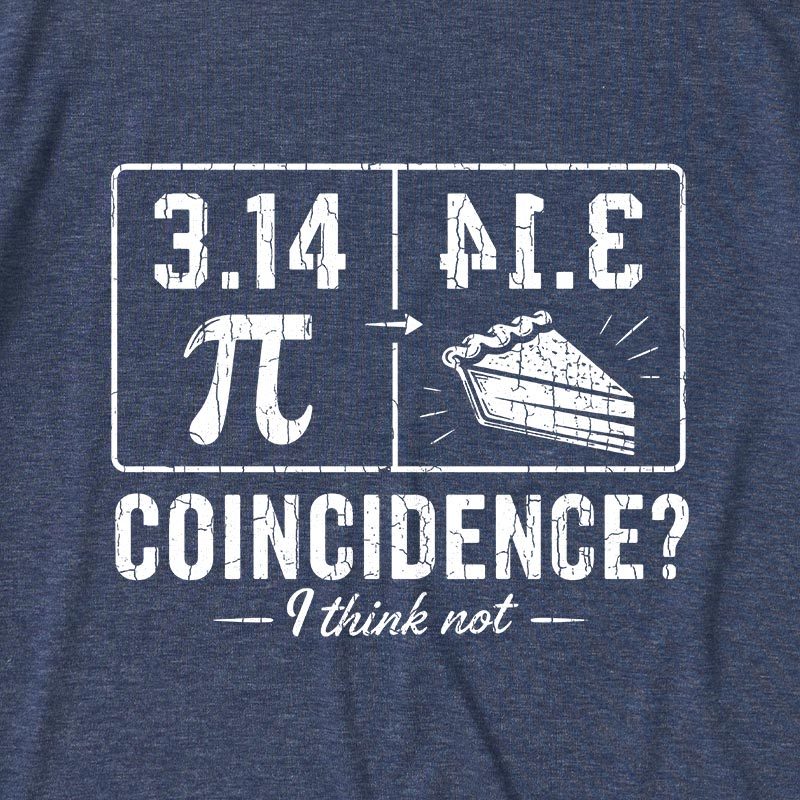 Pi Pie Math Professor Ultra Soft Heather Tee