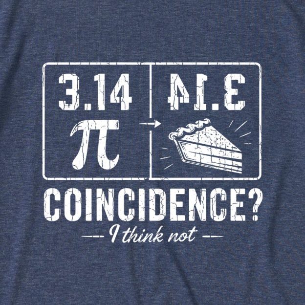 Pi Pie Math Professor Ultra Soft Heather Tee