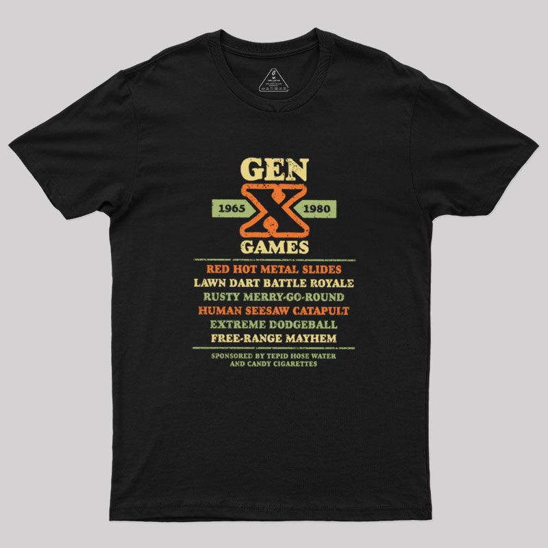 The Gen X Games Geek T-Shirt