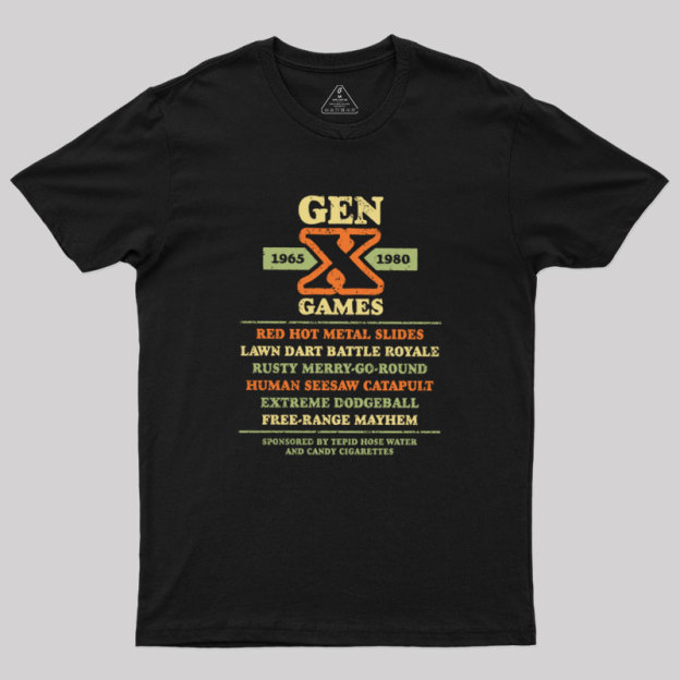 The Gen X Games Geek T-Shirt