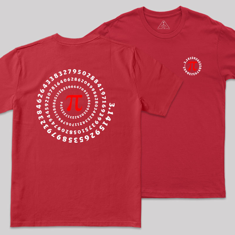 Infinite Circle Front and Back Printed Geek T-Shirt