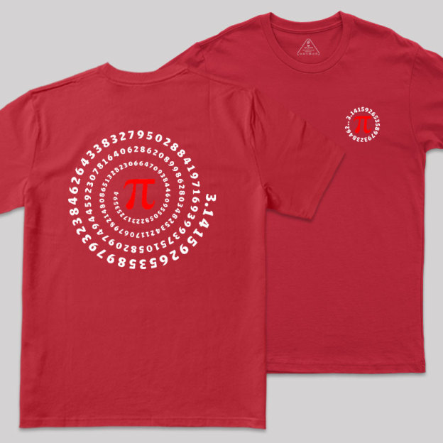 Infinite Circle Front and Back Printed Geek T-Shirt