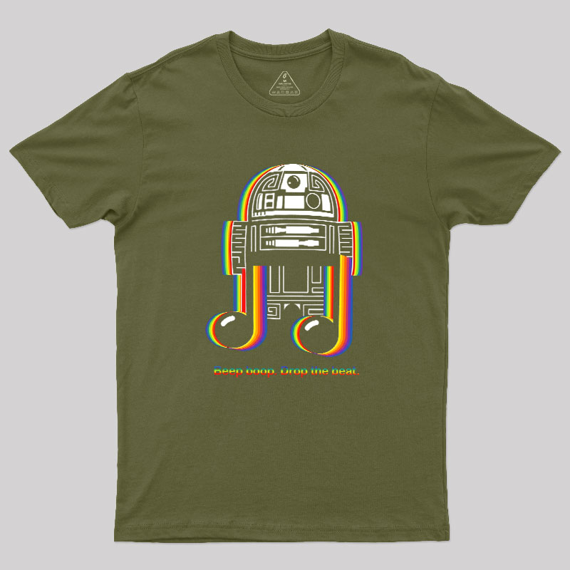 Beep Boop Drop the Beat Geek T-Shirt