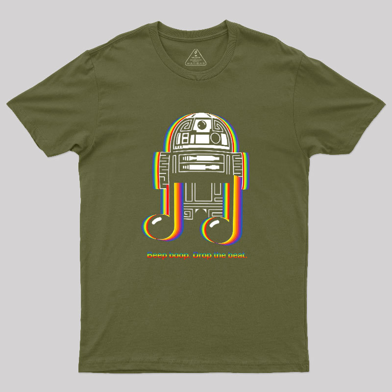 Beep Boop Drop the Beat Geek T-Shirt