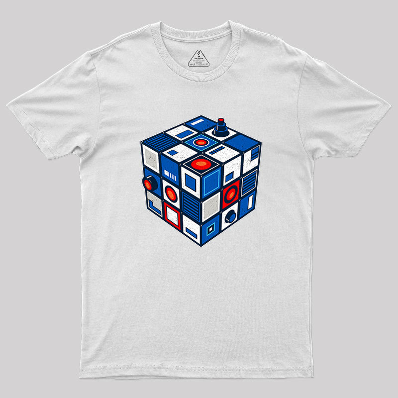 Droid Cube Geek T-Shirt