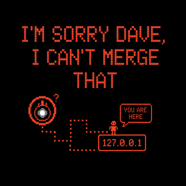 I Can't Merge That Geek T-Shirt