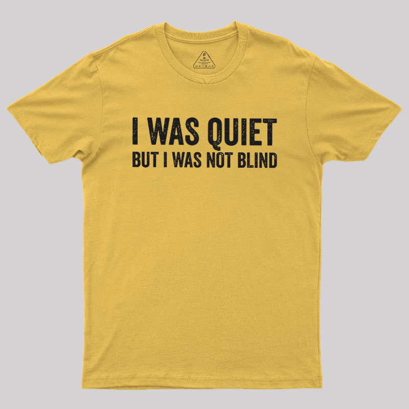 Silent Observation Geek T-Shirt