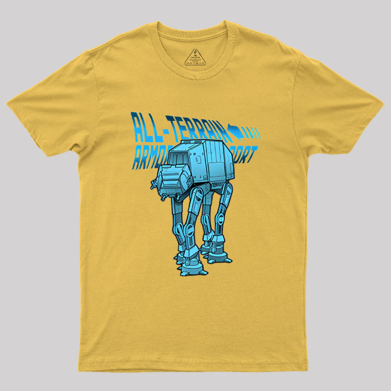 Mega Terrain Mecha Transport Geek T-Shirt