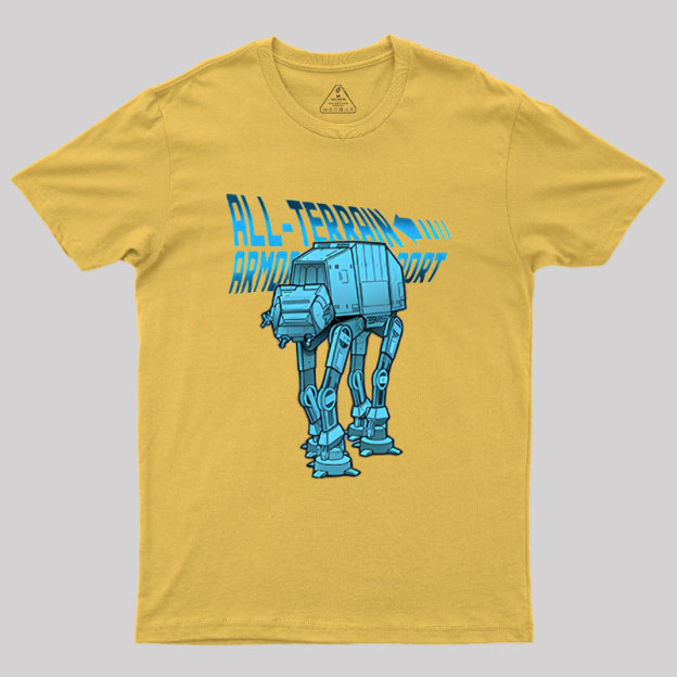 Mega Terrain Mecha Transport Geek T-Shirt