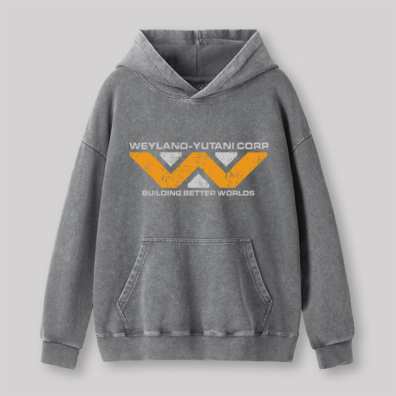 Weyland yutani Corp Washed Hoodie