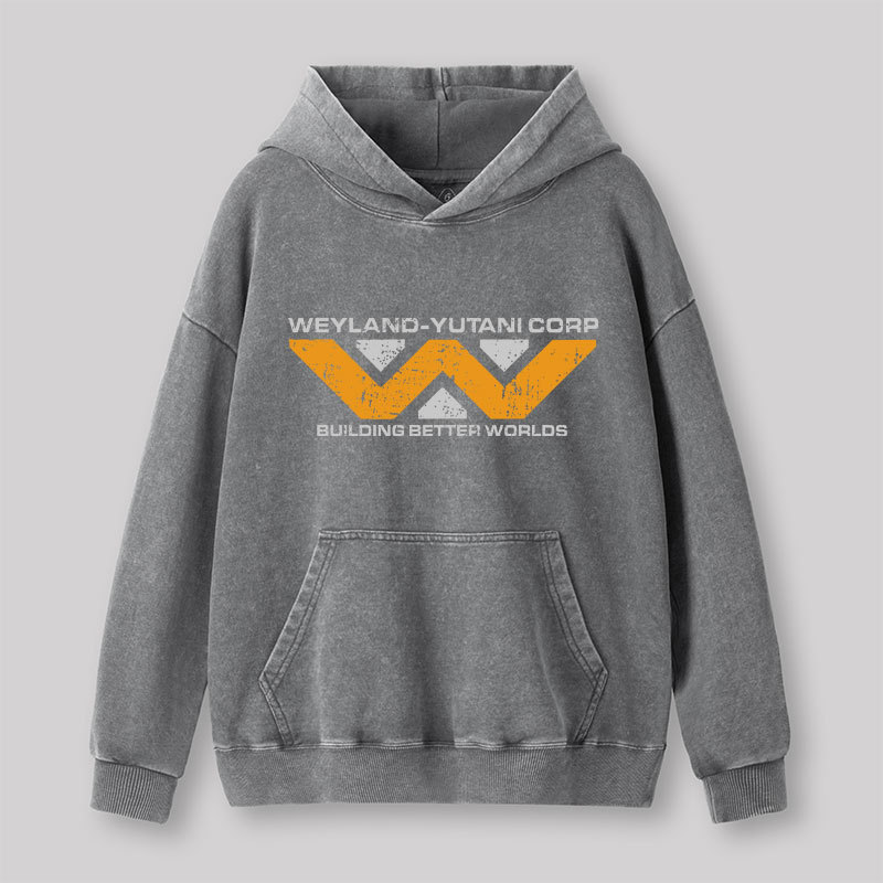 Weyland yutani Corp Washed Hoodie