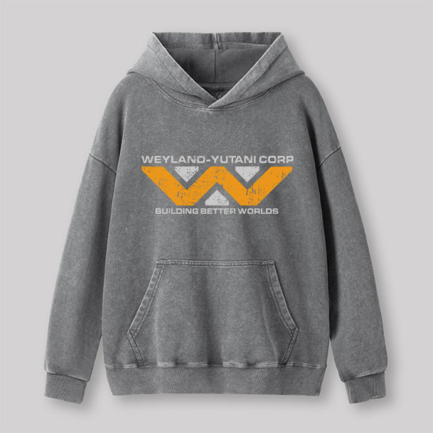 Weyland yutani Corp Washed Hoodie