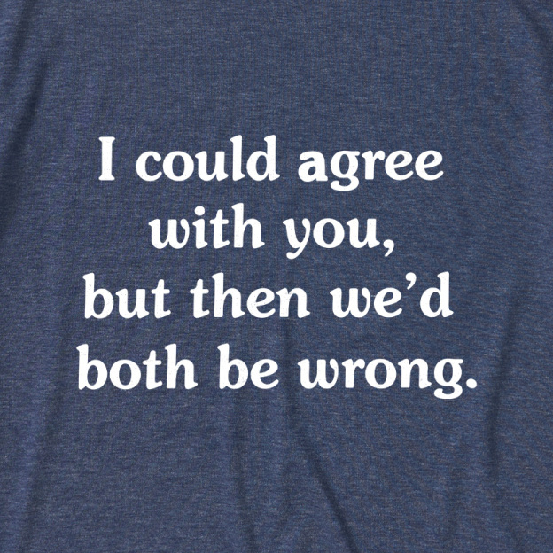 I Could Agree With You Ultra Soft Heather Tee