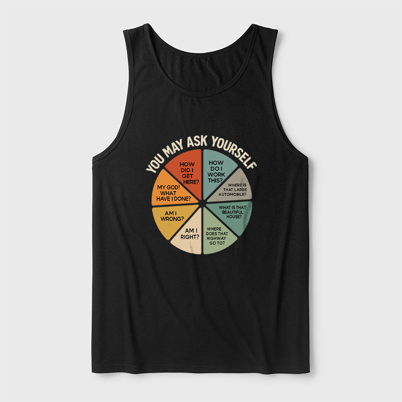 You May Ask Yourself Ultra Soft Heather Tank
