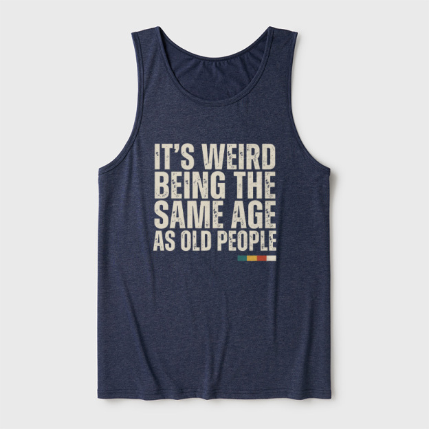 As Old People Ultra Soft Heather Tank