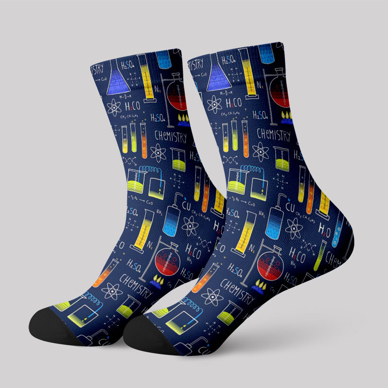 Geeksoutfit Chemistry Lab Men's Socks for Sale