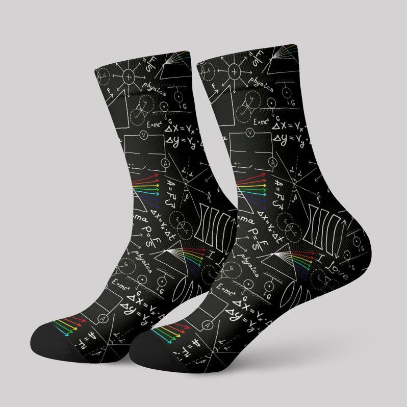 Geeksoutfit Physics Notes Men's Socks for Sale