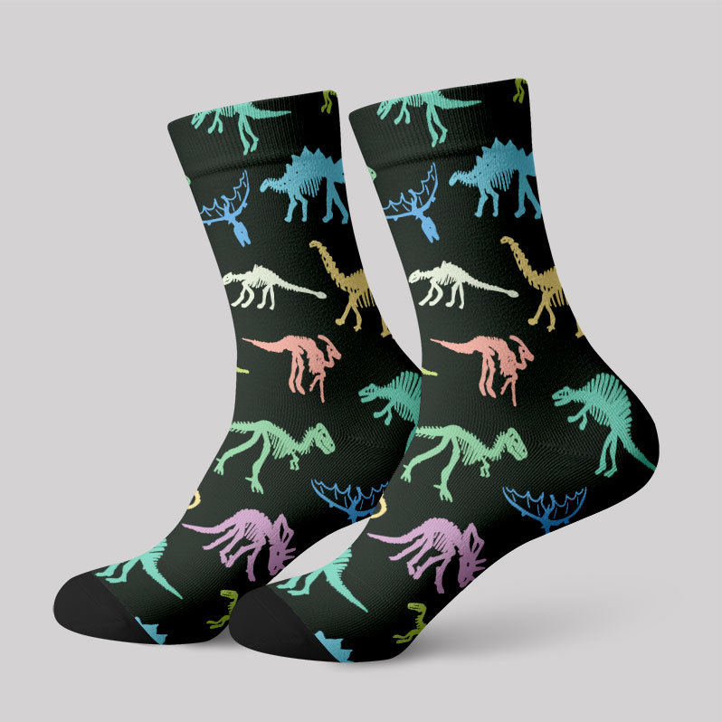 Geeksoutfit Dinosaur World Men's Socks for Sale
