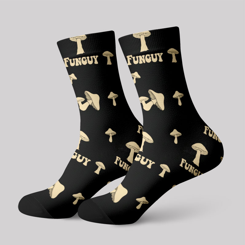 Fungi Funguy Navy Men's Socks