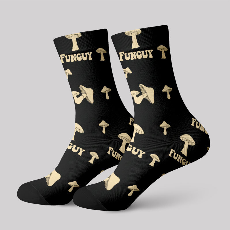 Geeksoutfit Fungi Funguy Navy Men's Socks for Sale