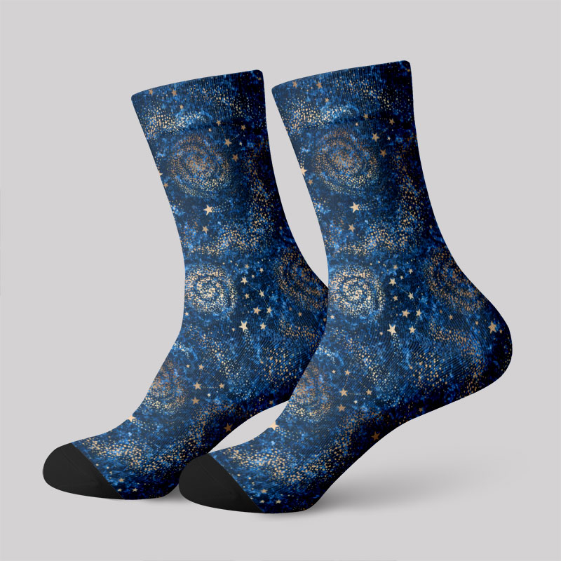 The Starry Night Men's Socks