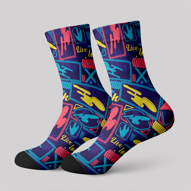 Scifi Space Cool Universe Men's Socks