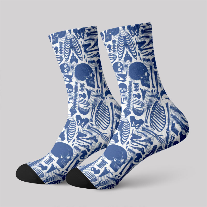 Geeksoutfit Skeleton Men's Socks for Sale