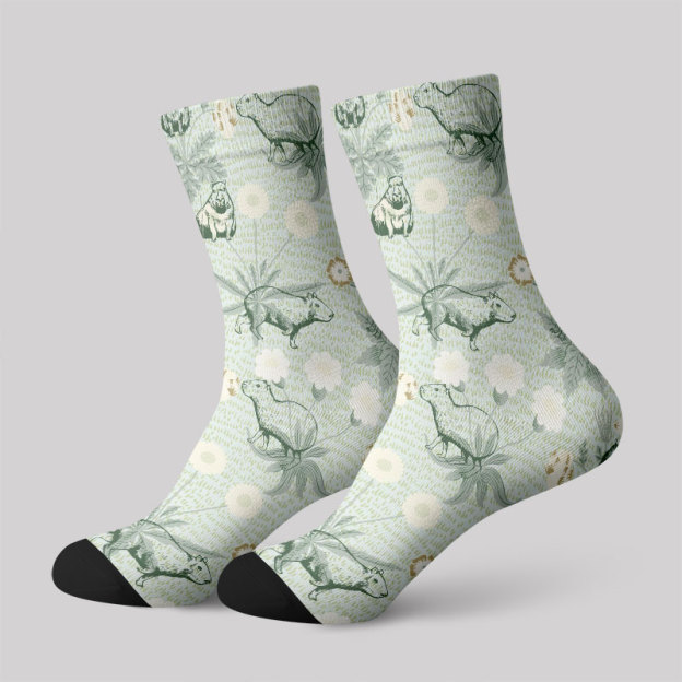 Funny Capybara Men's Socks