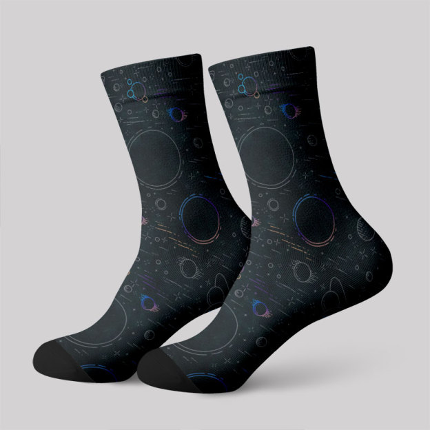 Colorful planet Men's Socks
