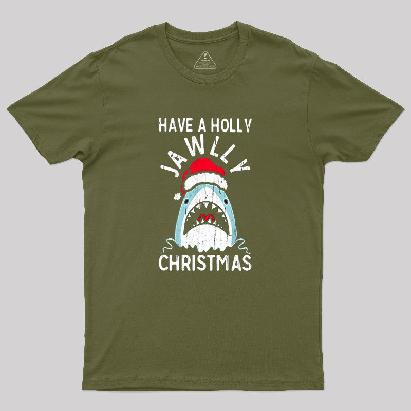 Have A Holly Jawly Christmas Geek T-Shirt