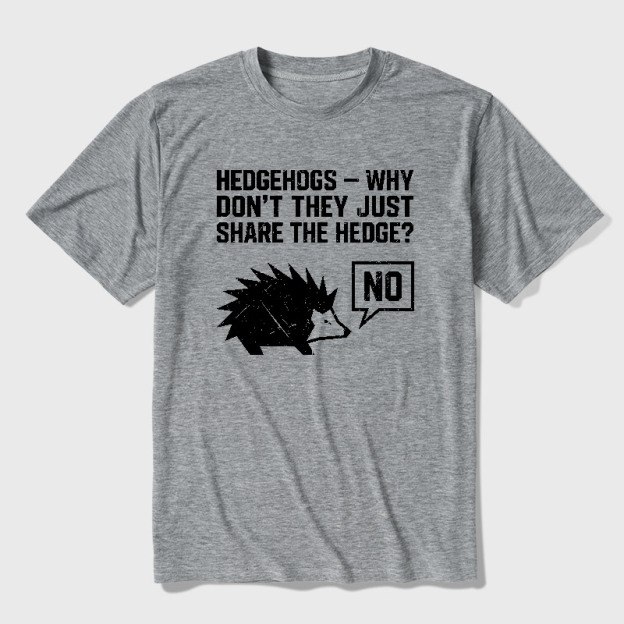 Just Share The Hedge Ultra Soft Heather Tee