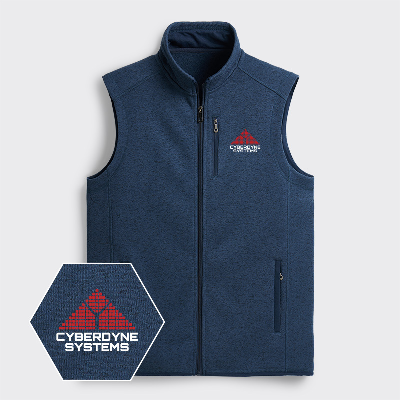 Skynet Tech Support Geek Sweater Fleece Vest