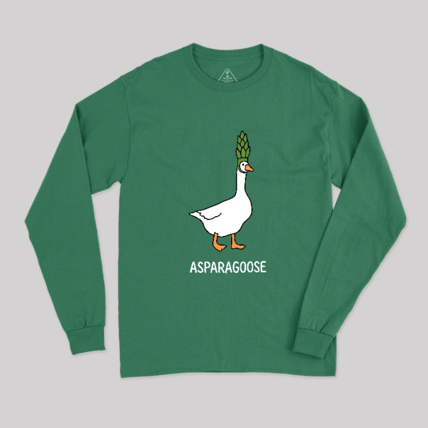 Asparagoose Geek Long Sleeve T-Shirt