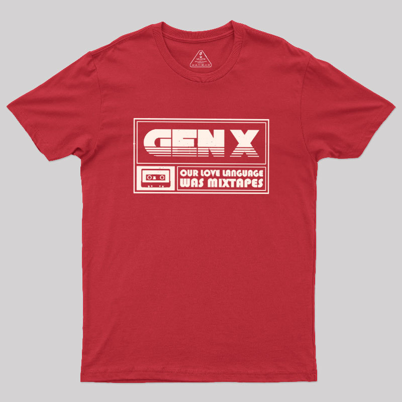 Gen X Cassette Lover Geek T-Shirt