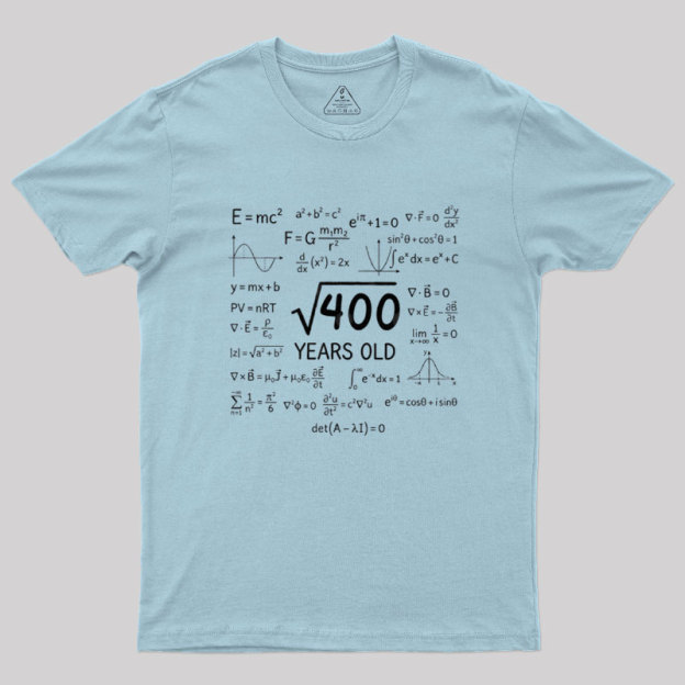 The Age Equation Geek T-Shirt