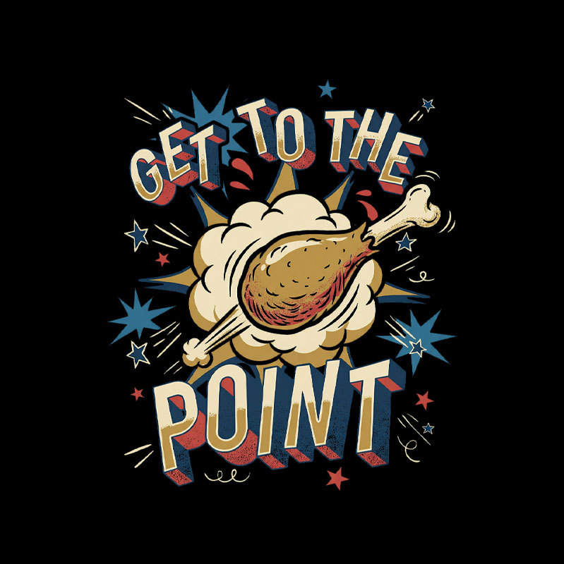 Get To The Point Geek T-Shirt