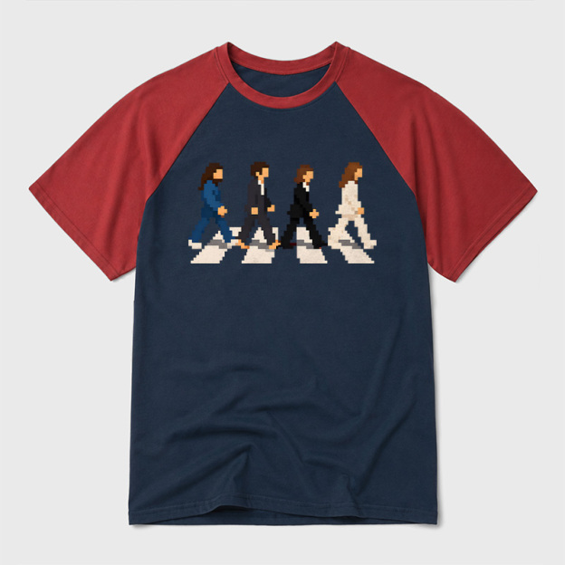Crossing The Road Raglan T-shirt