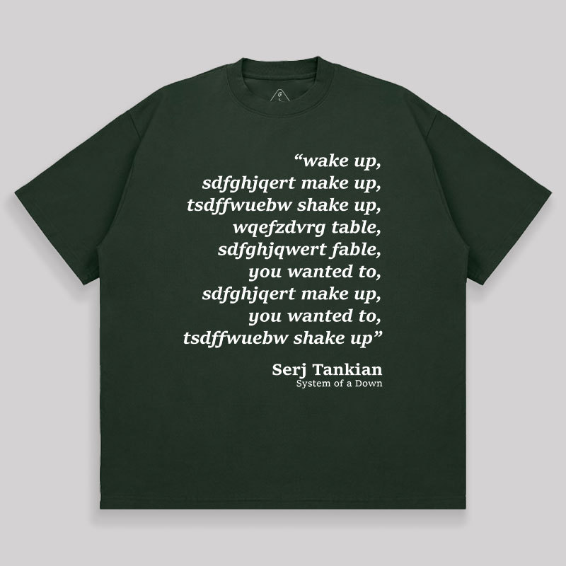 Wake Up Unisex Oversized T-shirt