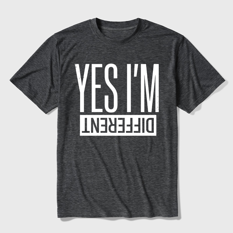 Yes I'm Different Ultra Soft Heather Tee