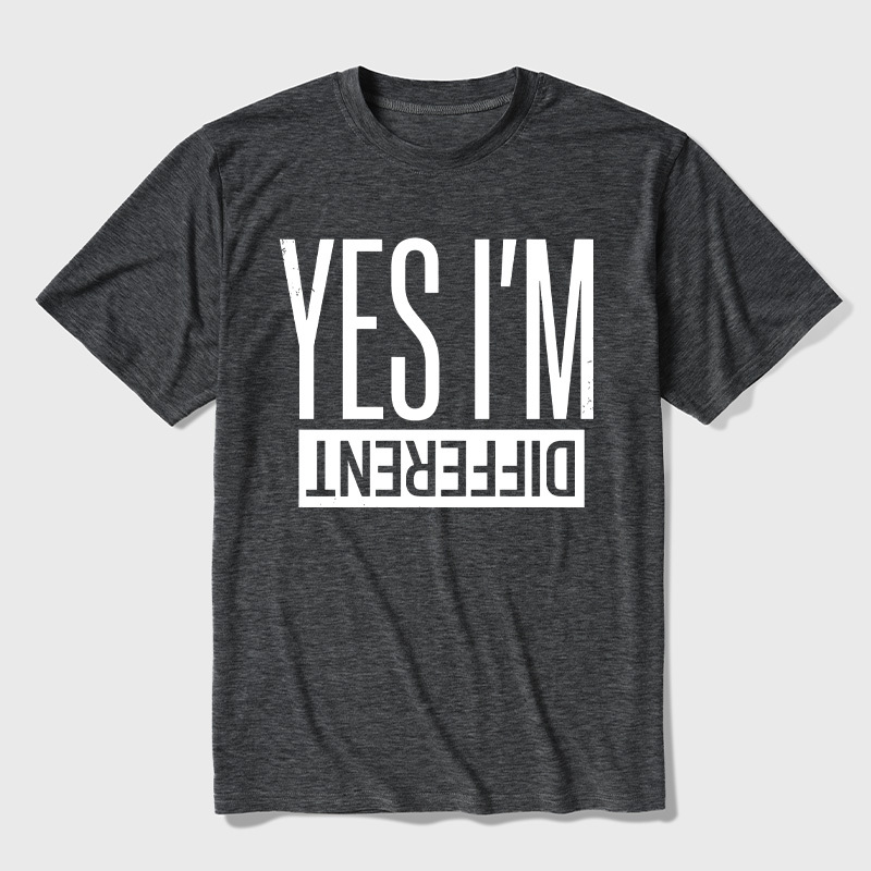 Yes I'm Different Ultra Soft Heather Tee